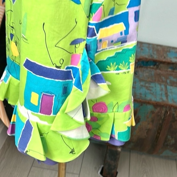 Flores & Flores,Fun,Funky & Fab! Unique, RARE Find,Cross-Strap Back,EUC, Size 6 - Picture 5 of 12